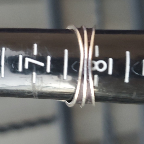 New Silver Sheen Obsidian 925 Silver Statement Ring. - Picture 13 of 13